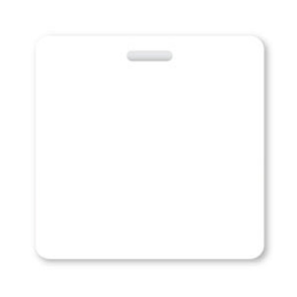 Amazon Blank White Badge Buddy Heavy Duty Horizontal Badge 
