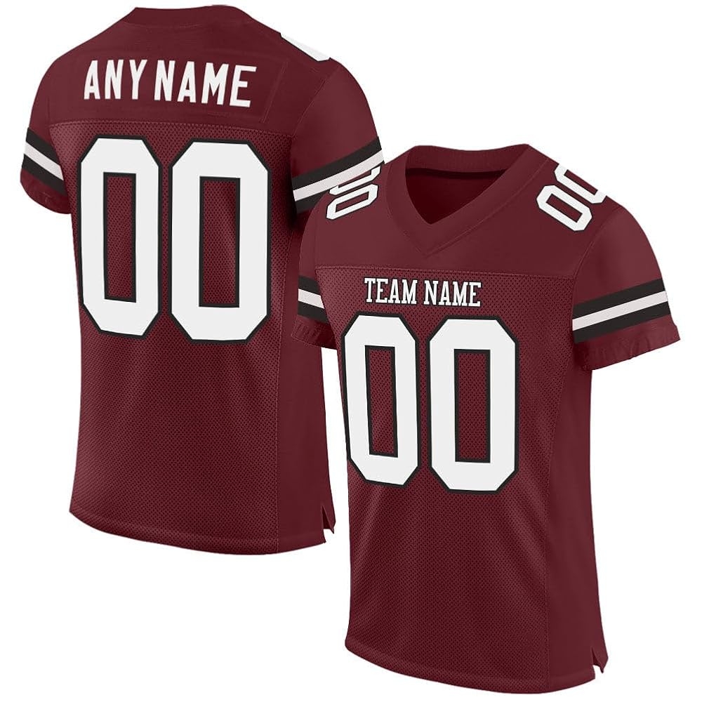 Amazon Custom Men Women Youth Blank Football Jersey Vintage 