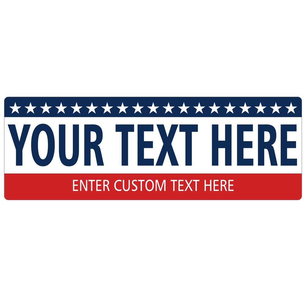 Amazon Custom Political Bumper Stickers Personalized Make 