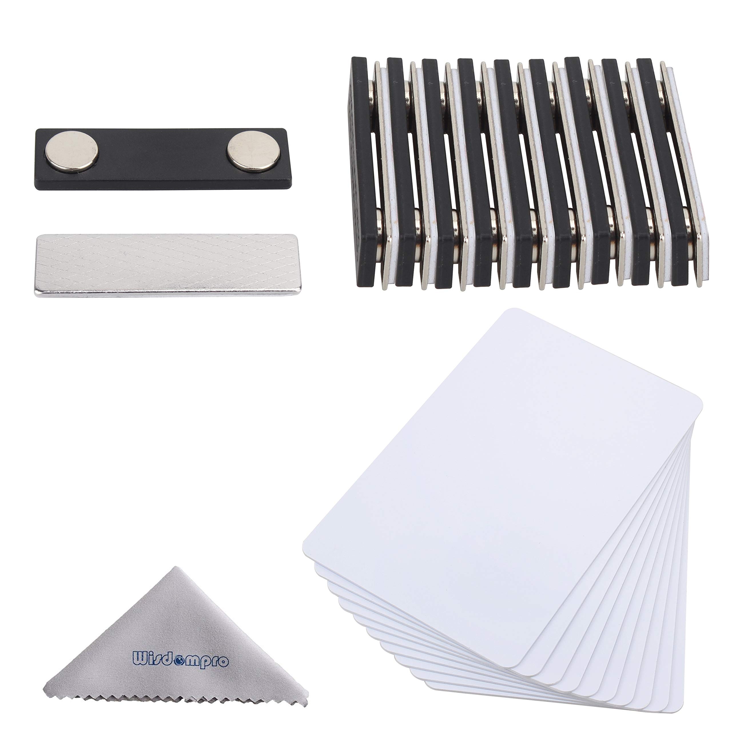 Amazon DIY Name Badges Wisdompro 10 Set White Printable 