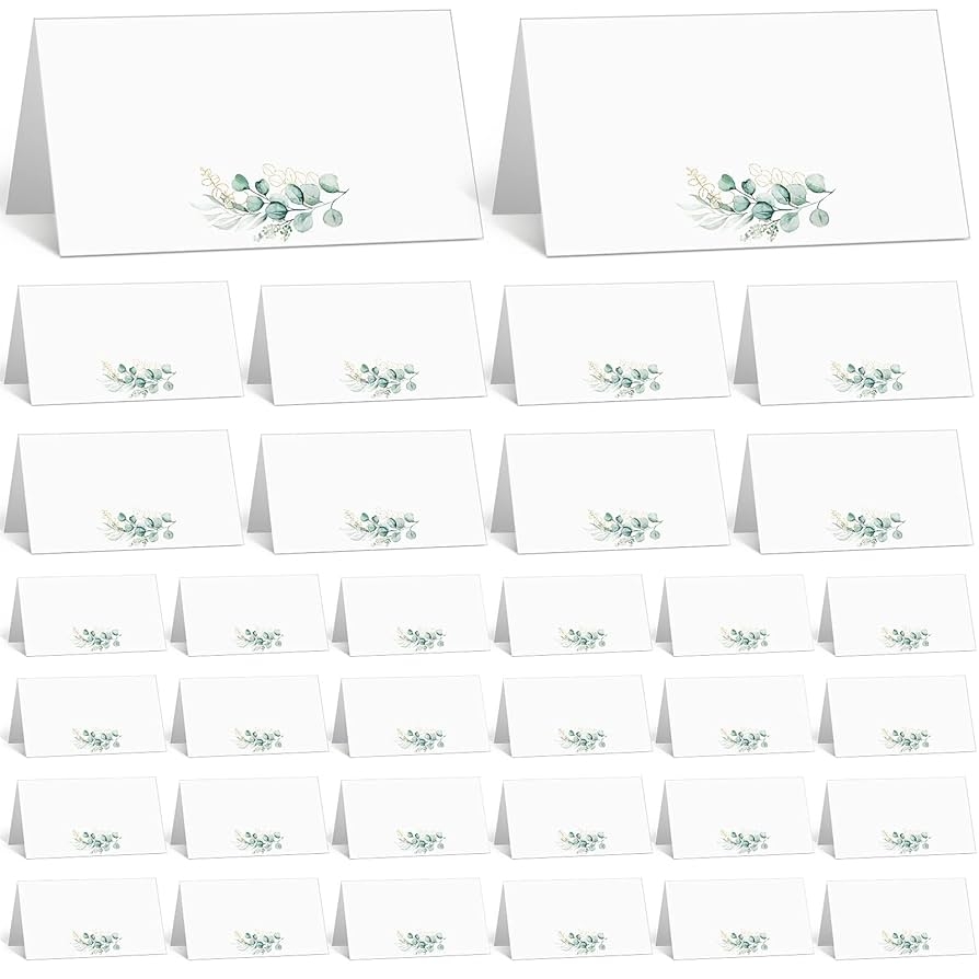 Blank Printable Place Cards