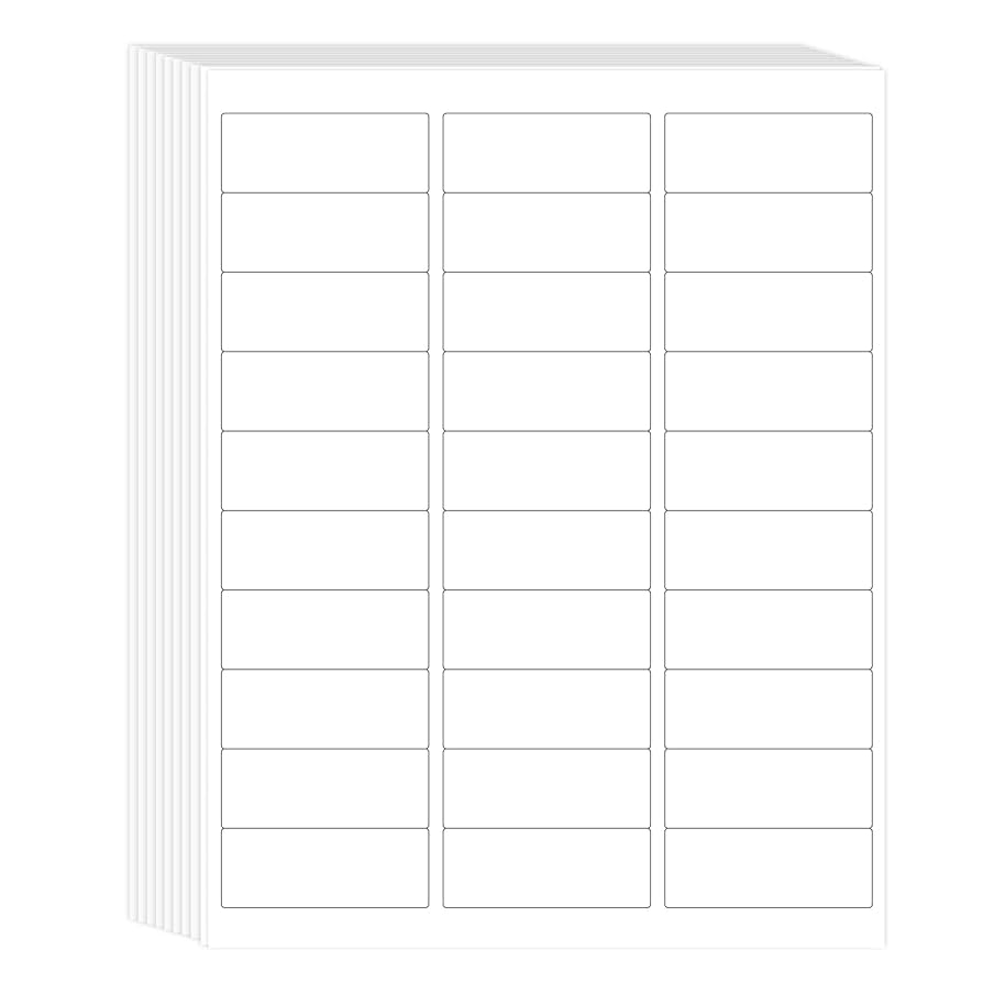 Blank Printable Label Sheets