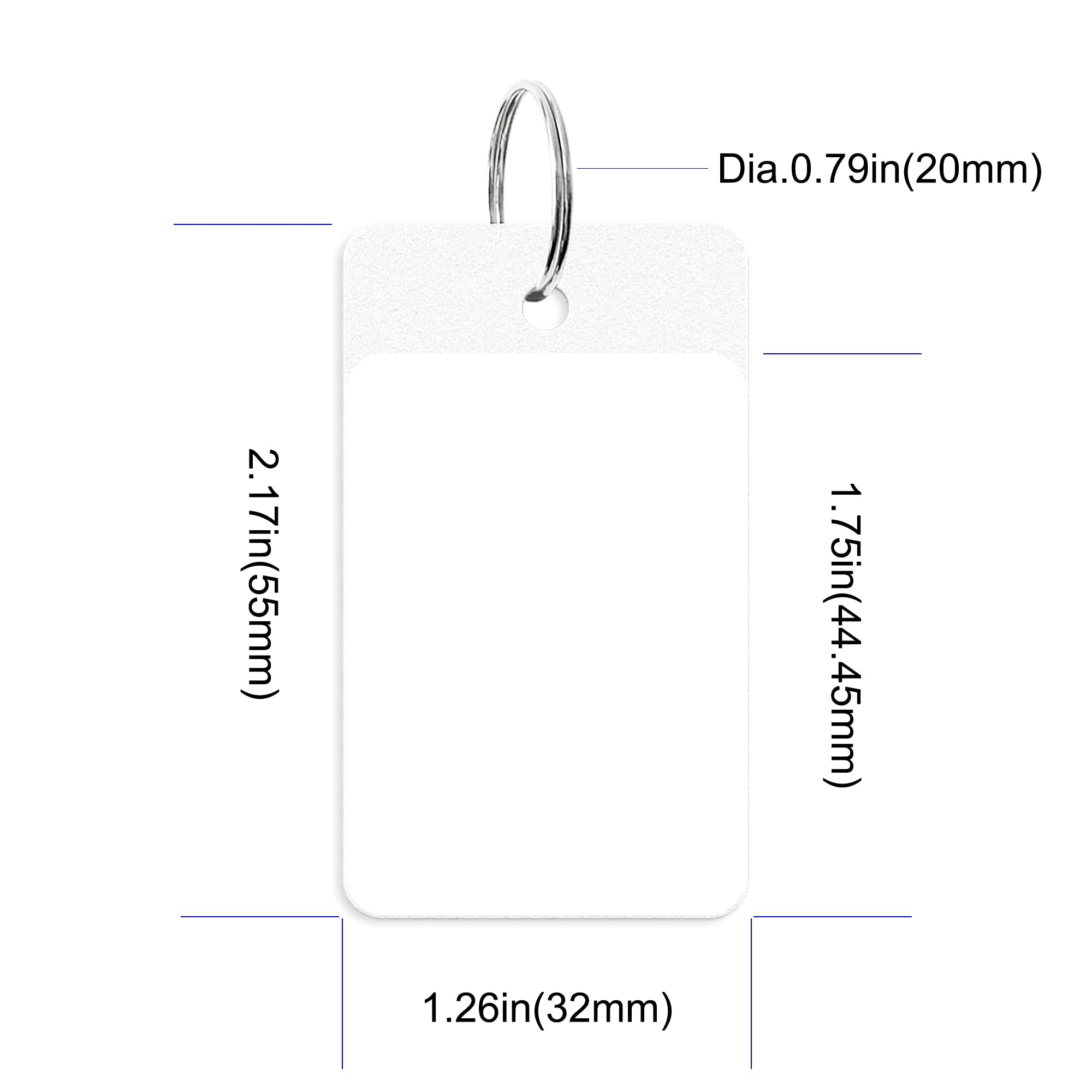 Amazon Mr Label White Thick Plastic Key Tag With Printable 