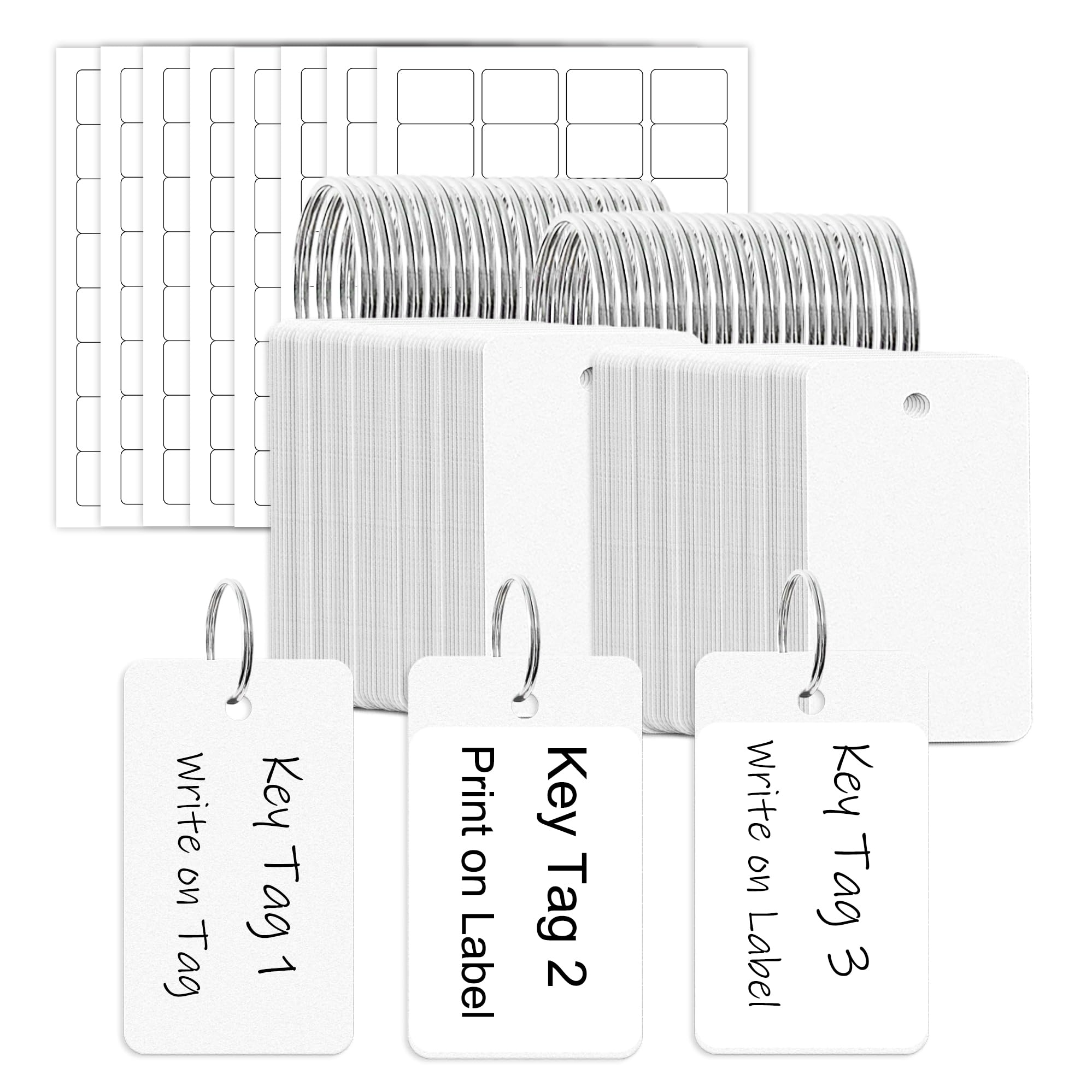 Amazon Mr Label White Thick Plastic Key Tag With Printable 