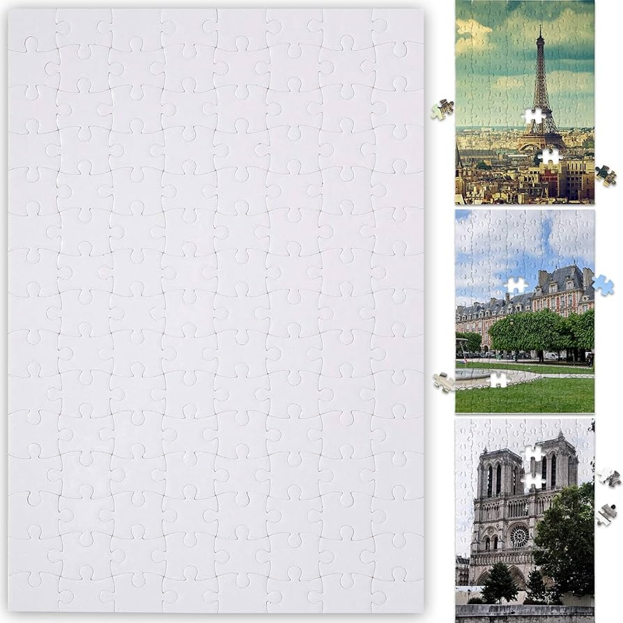 Amazon Skylety 12 Sets Sublimation Puzzle Blanks Bulk 120 