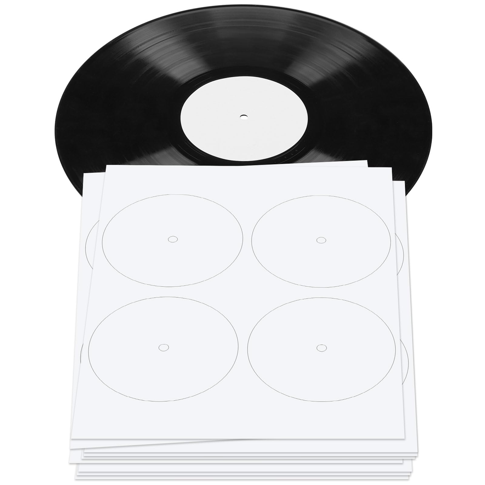 Amazon Skyygemm 20 Sheets Vinyl Record Center Label With 