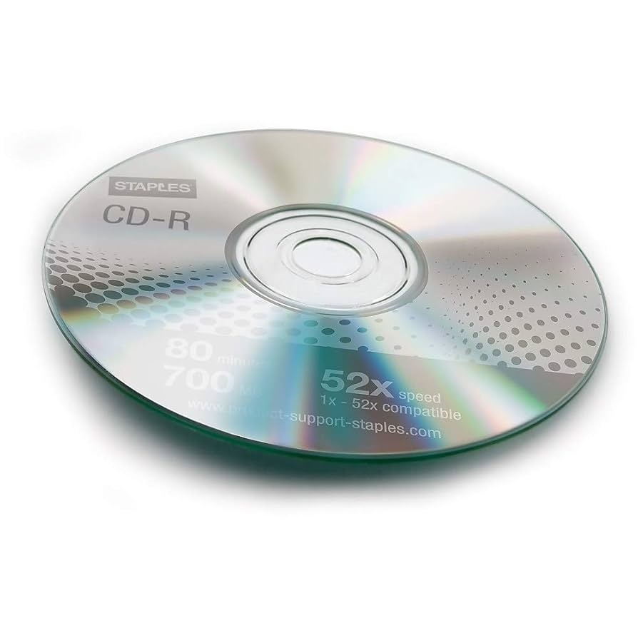 Amazon STAPLES 483050 700MB 80MIN 52X CD R Slim Jewel Case 10 