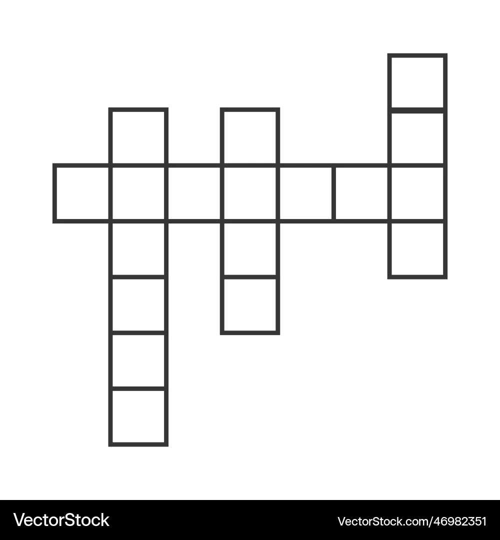 Blank Grid For Crossword Printable