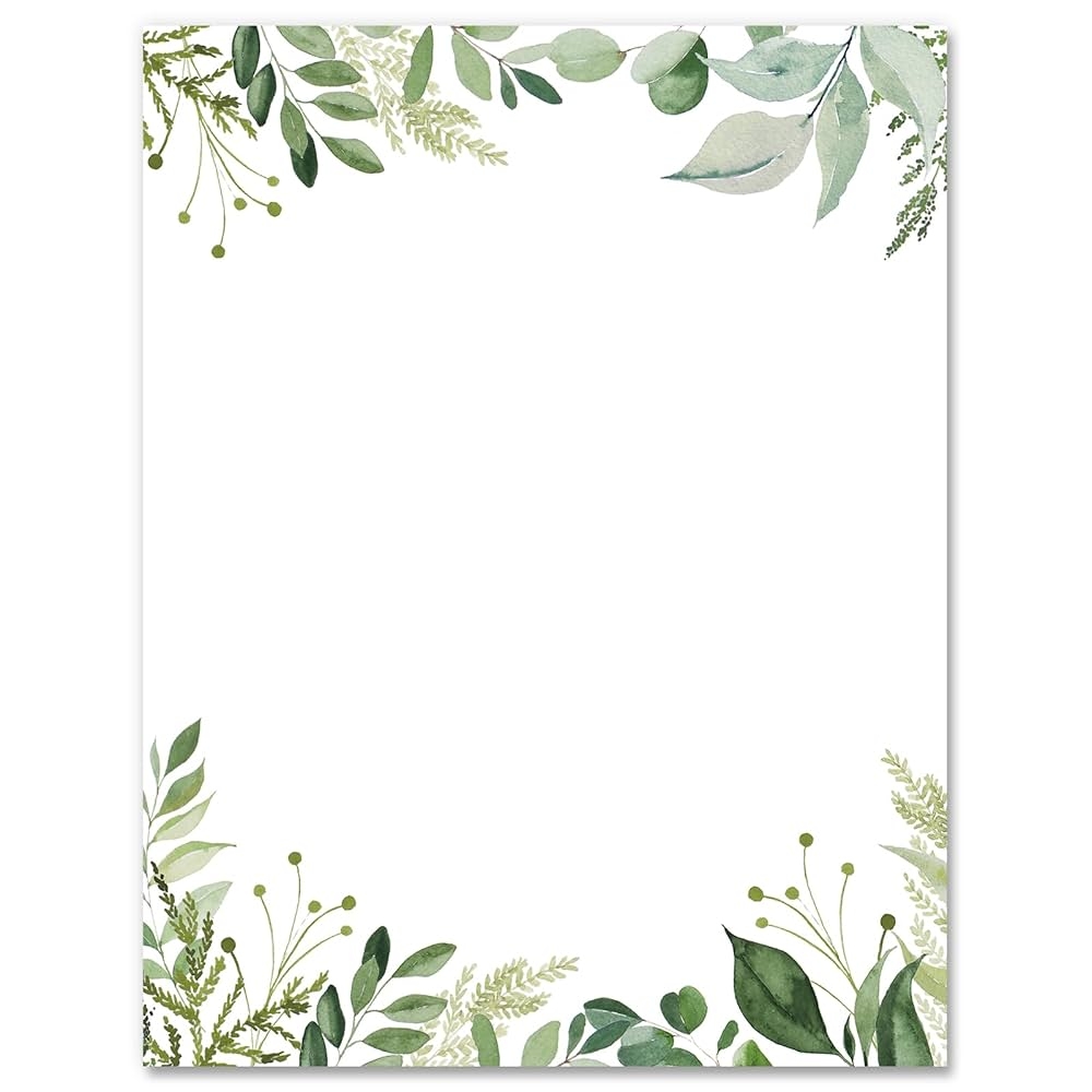 Blank Watercolor Printables