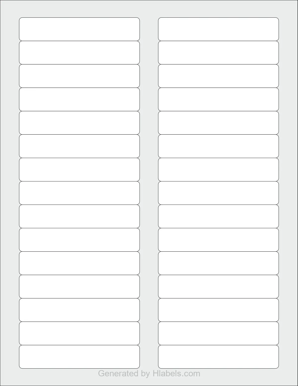 Free Blank Printable File Folders