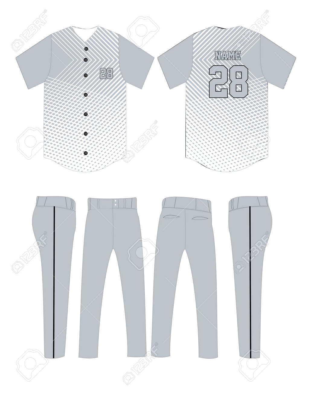 Printable Blank Sport Jersey