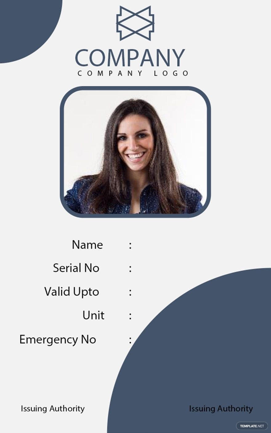 Blank Printable Id Template