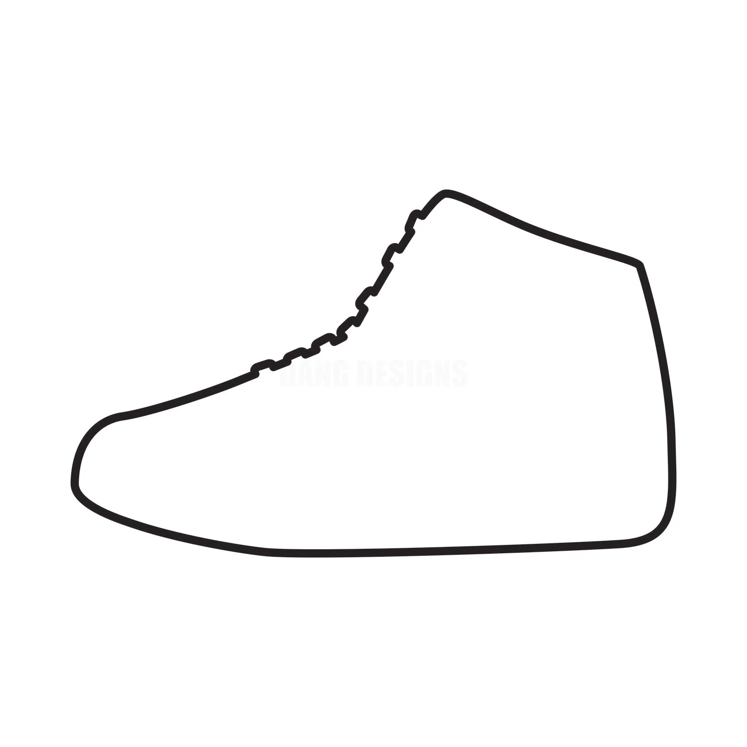 Basketball Shoes Acrylic Blank Dang Designs