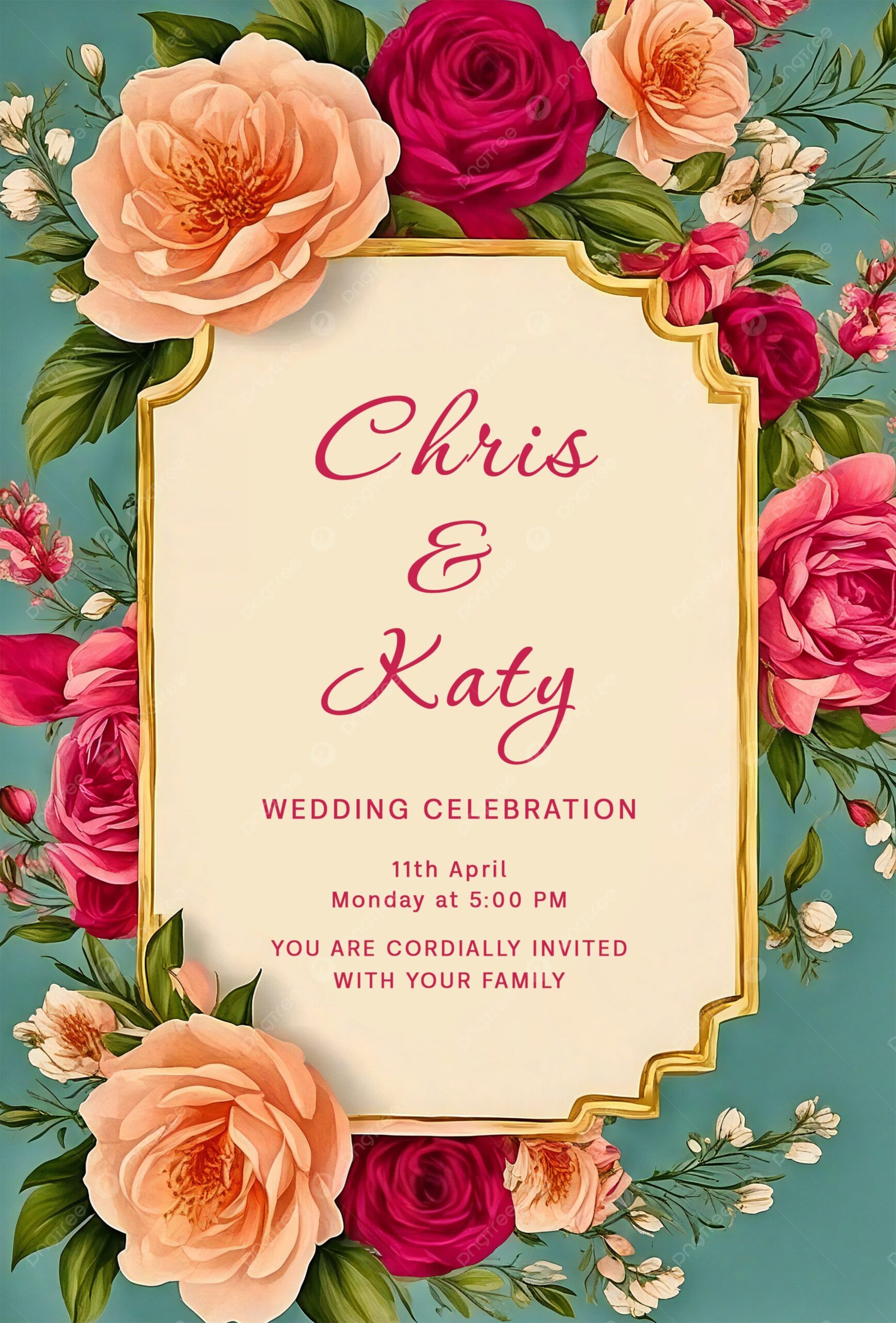 Printable Blank Wedding Invitation Templates