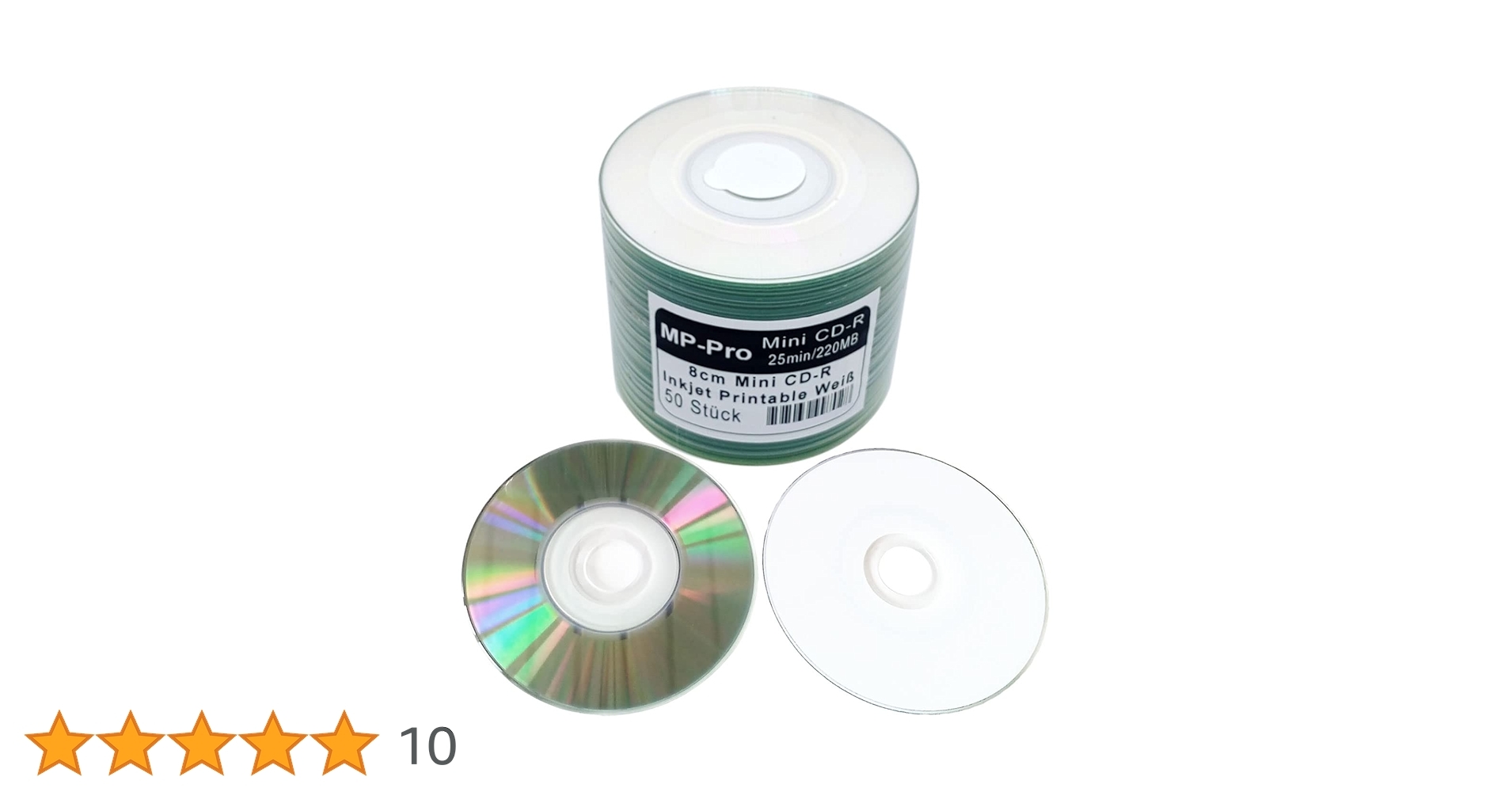 Bedruckbare Mini CD Rohlinge 8cm CD R Rohlinge Inkjet Printable 