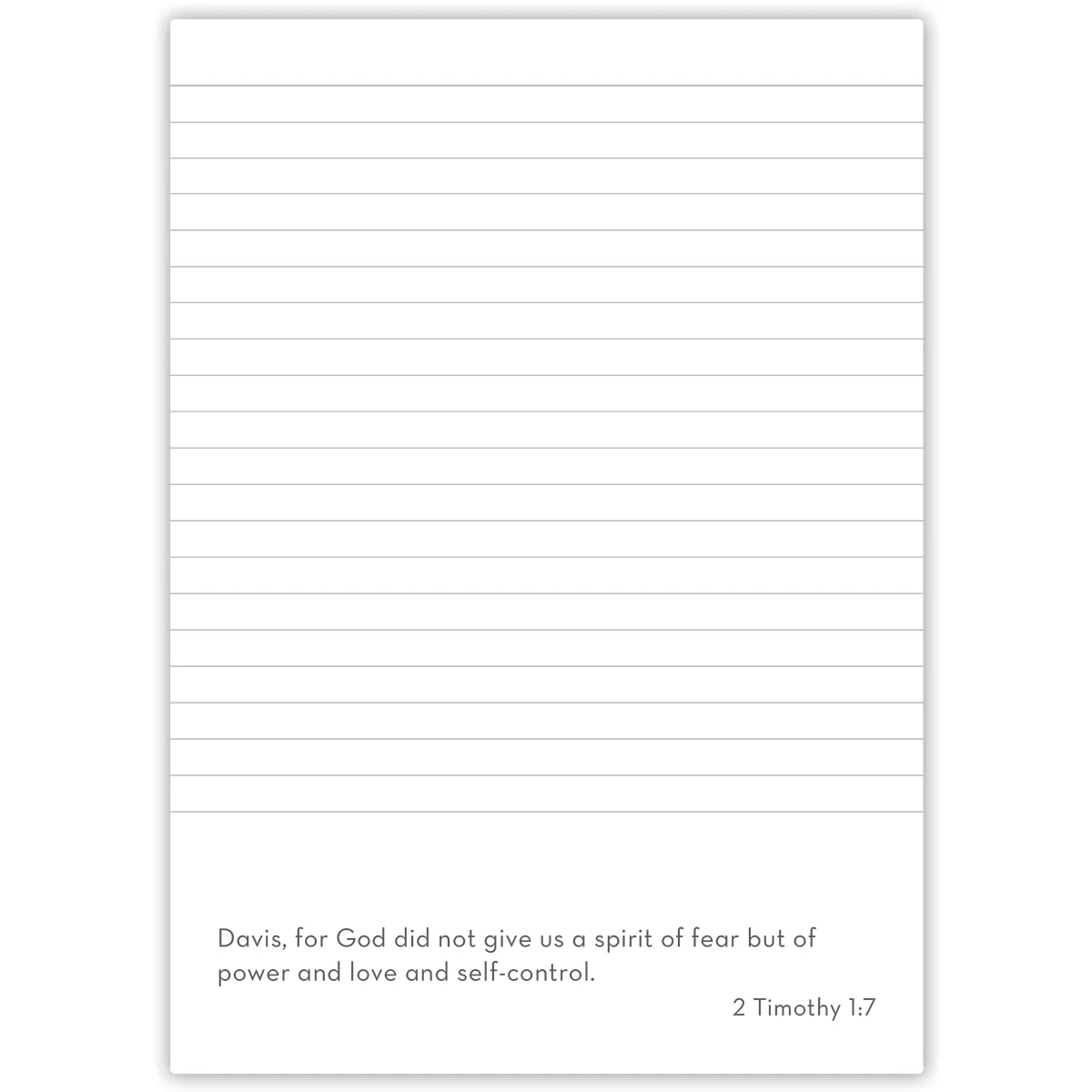 Bible Journal For Kids Mini Blue Stripe Paper Sunday