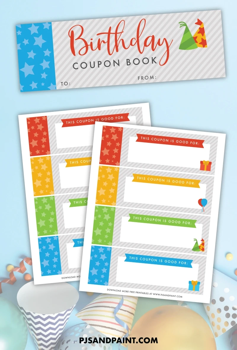 Birthday Coupons Printable Couple Blank