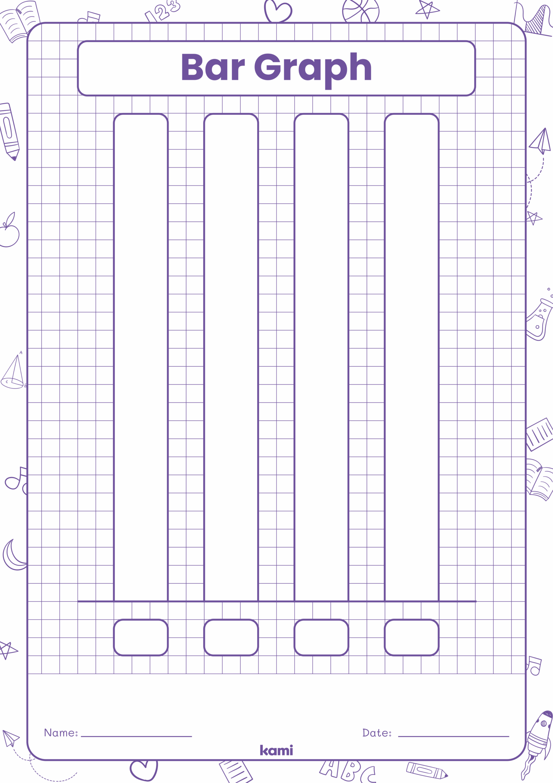 Printable Blank Bargraphs
