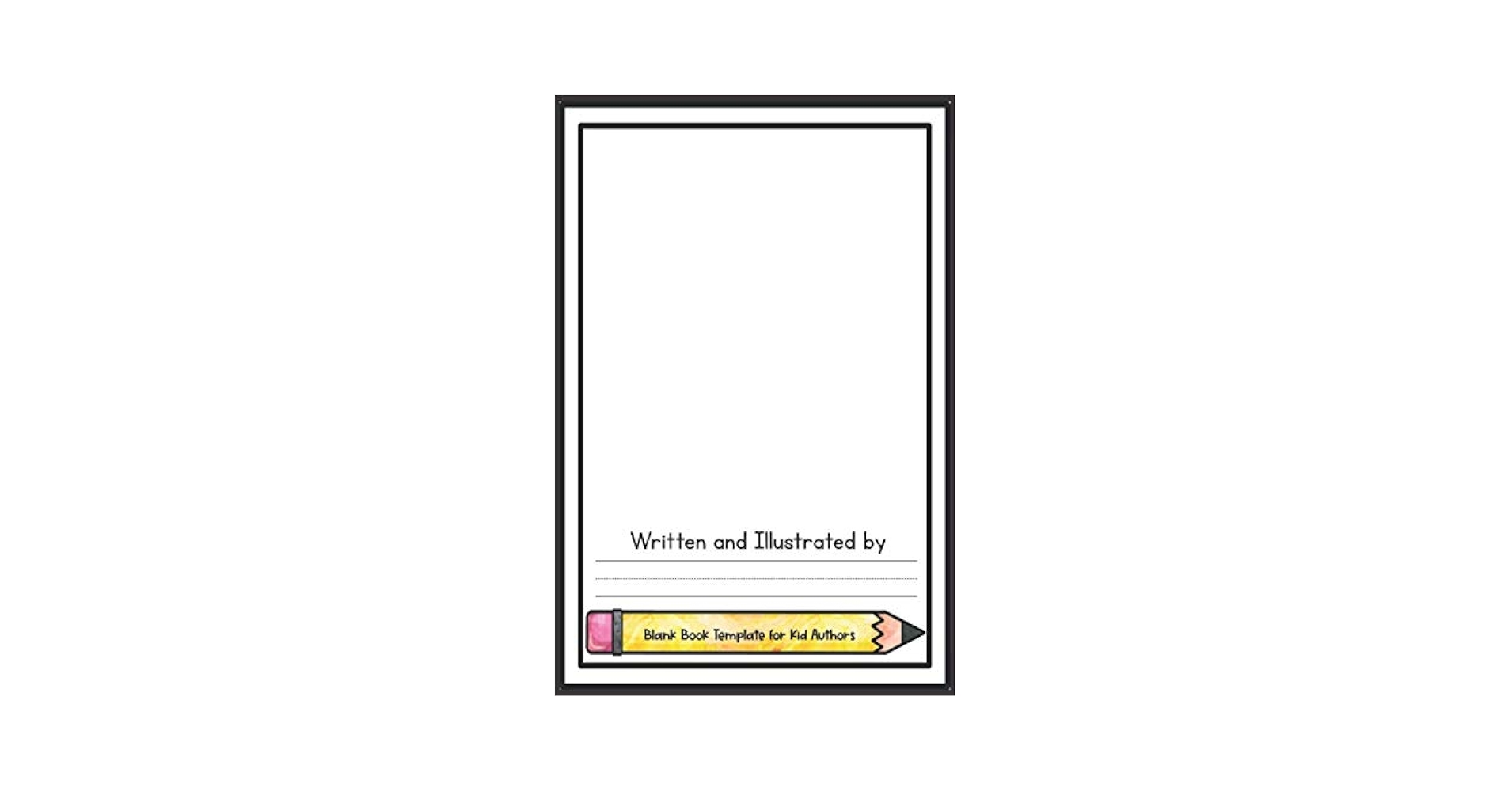 Printable Blank Book For Kids