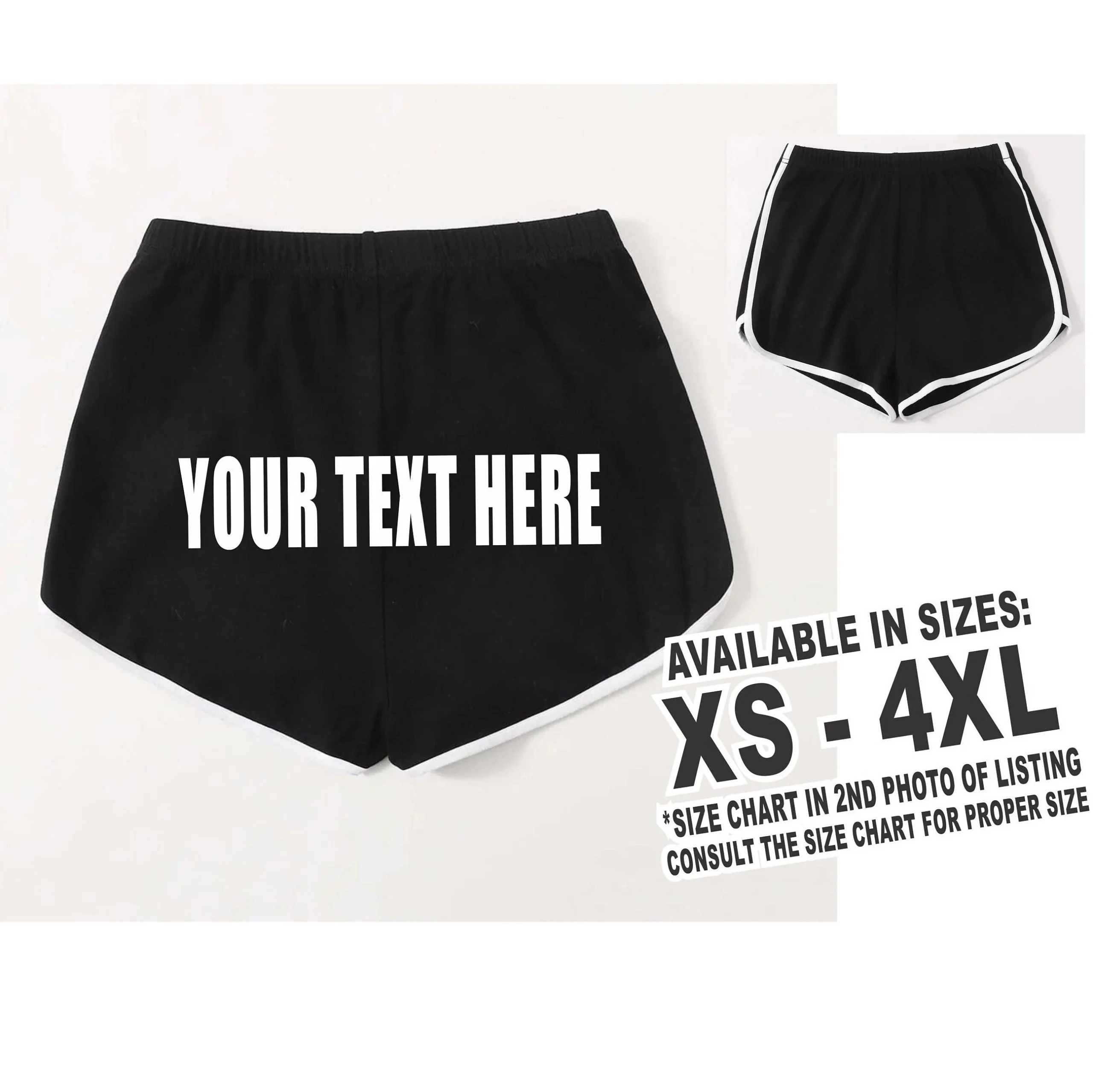Blank Booty Shorts Booty Shorts Blank