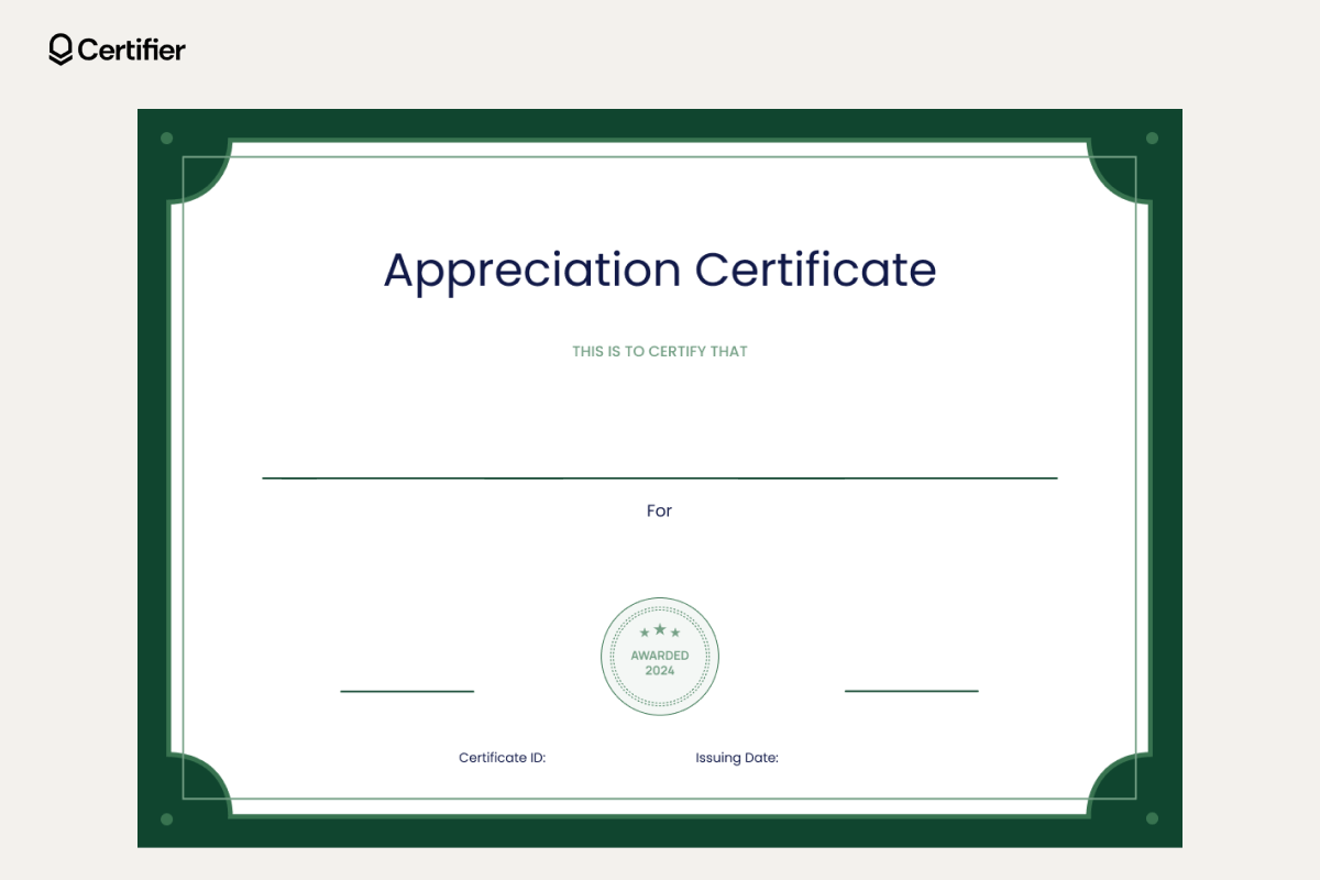 Printable Blank Certificate Paper