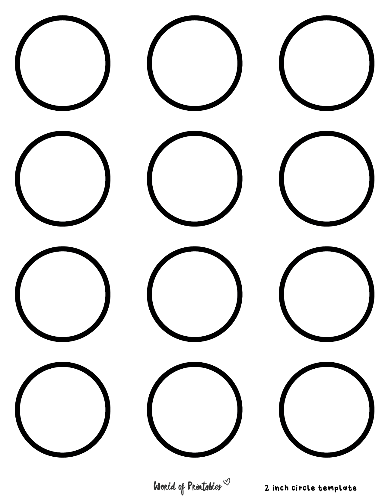 Blank Circles