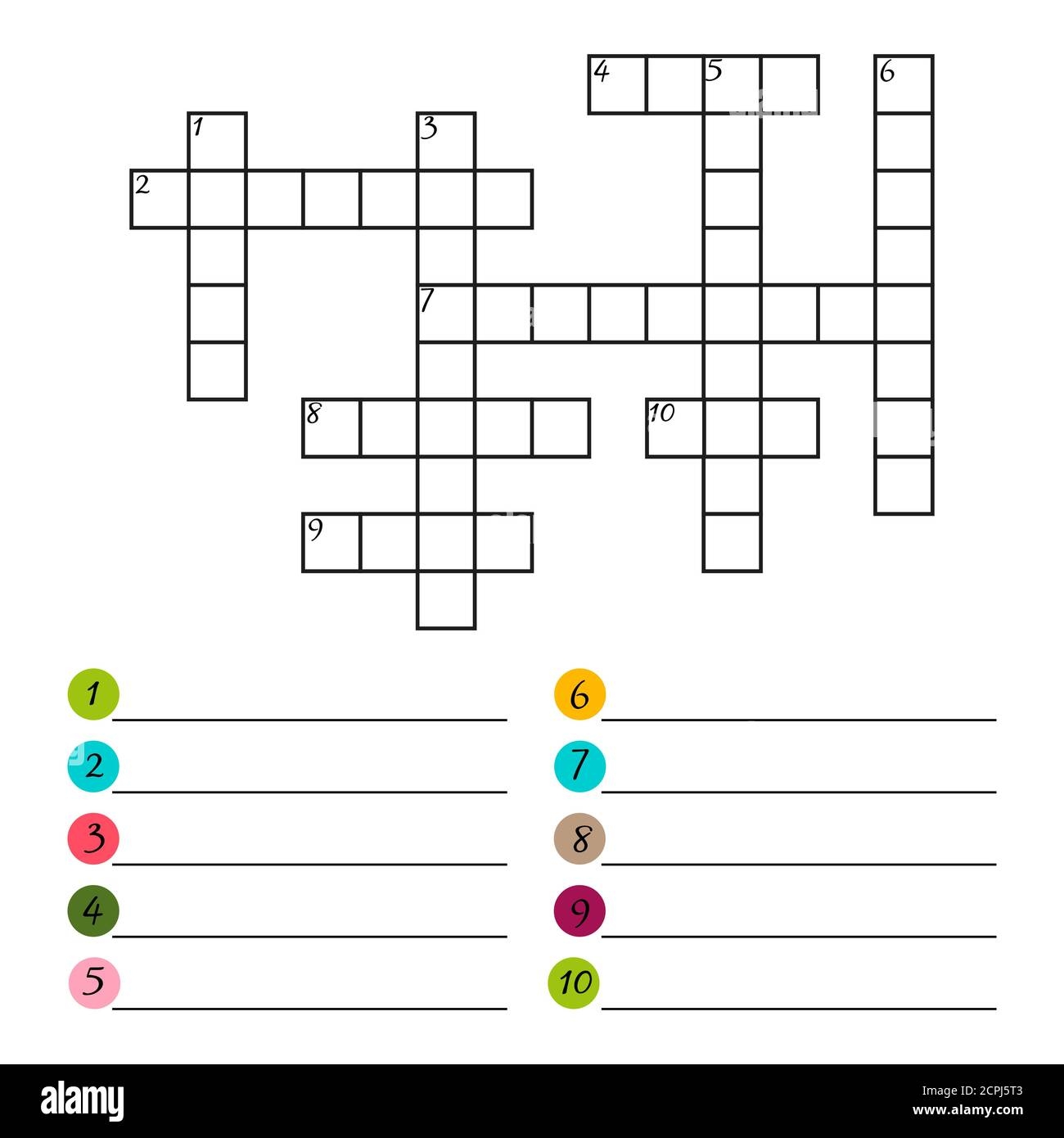 Free Printable Blank Crossword Grids