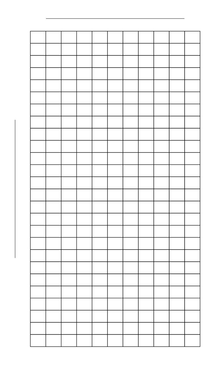 Blank Charts Free Printable