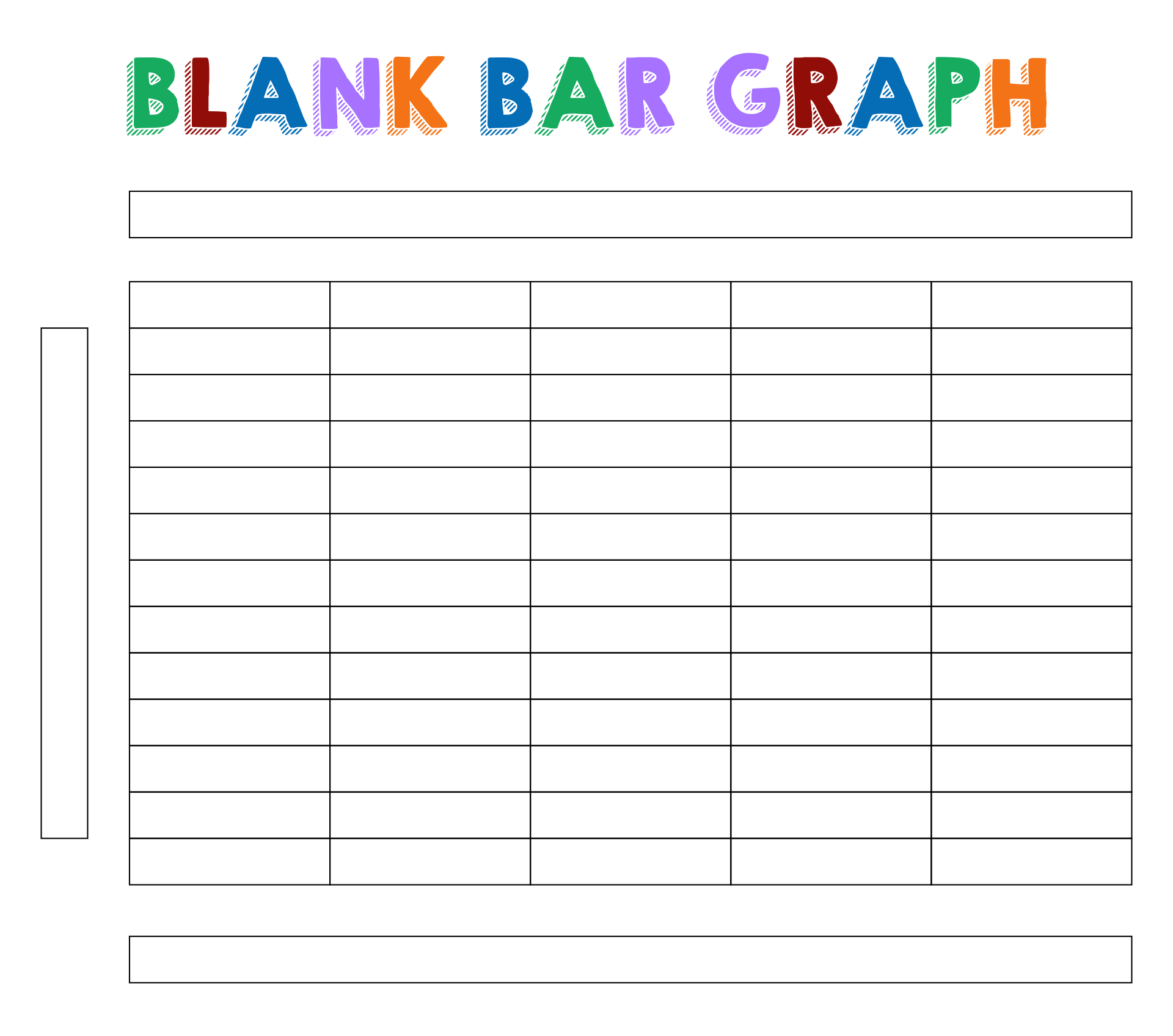 Blank Data Tables Printable