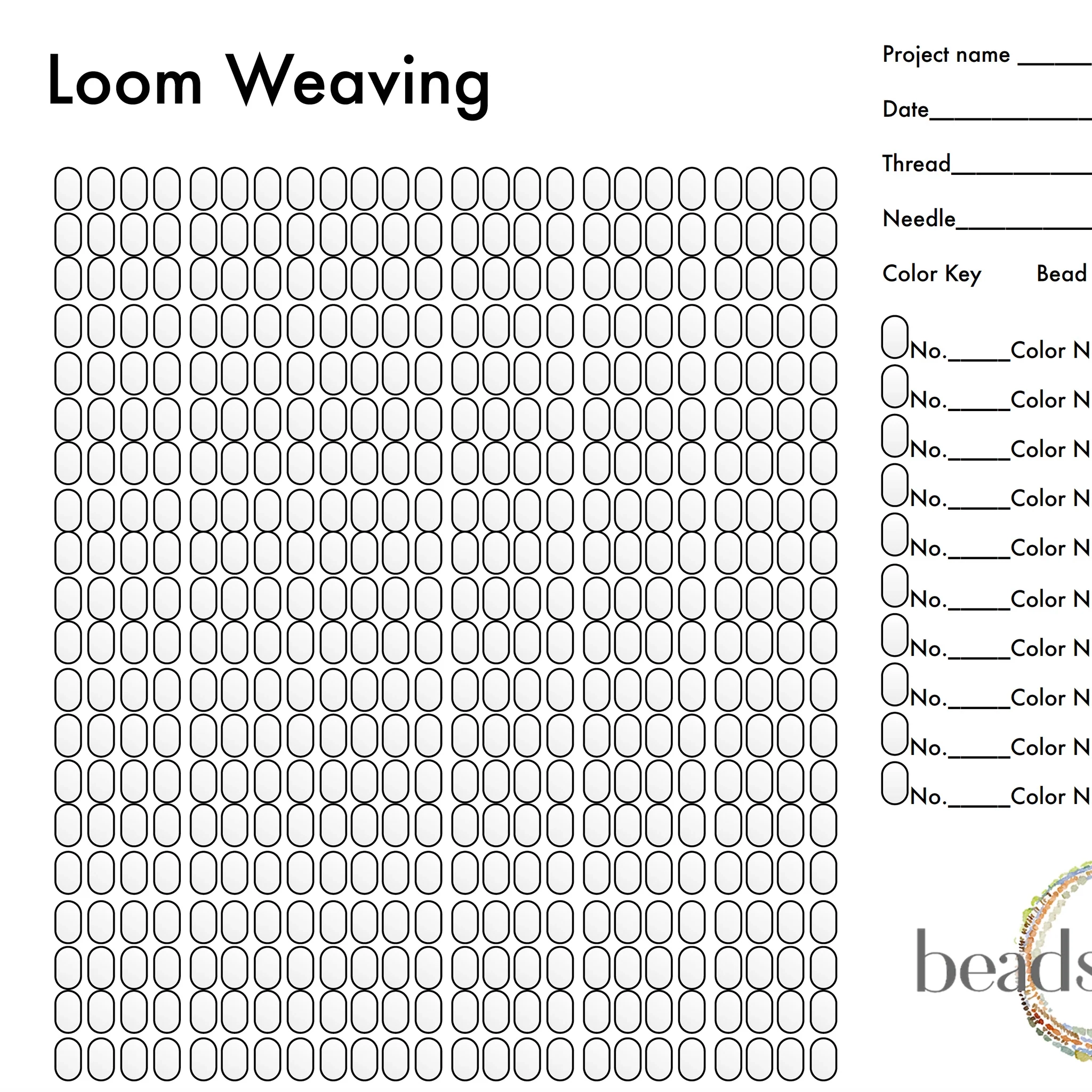 Blank Design Templates Beadshop