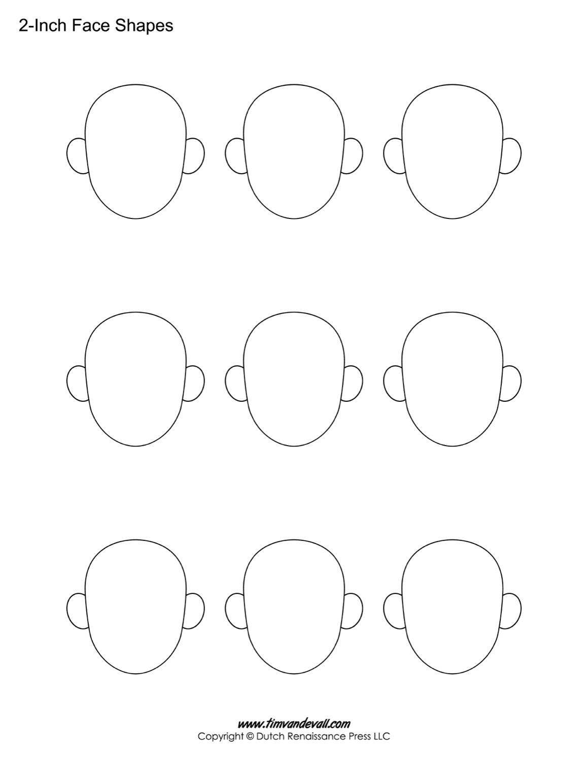 Blank Feelings Faces Printables