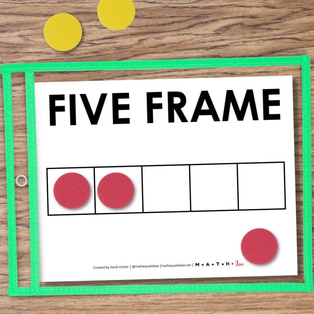 Blank Five Frame Template Free Printable PDF 