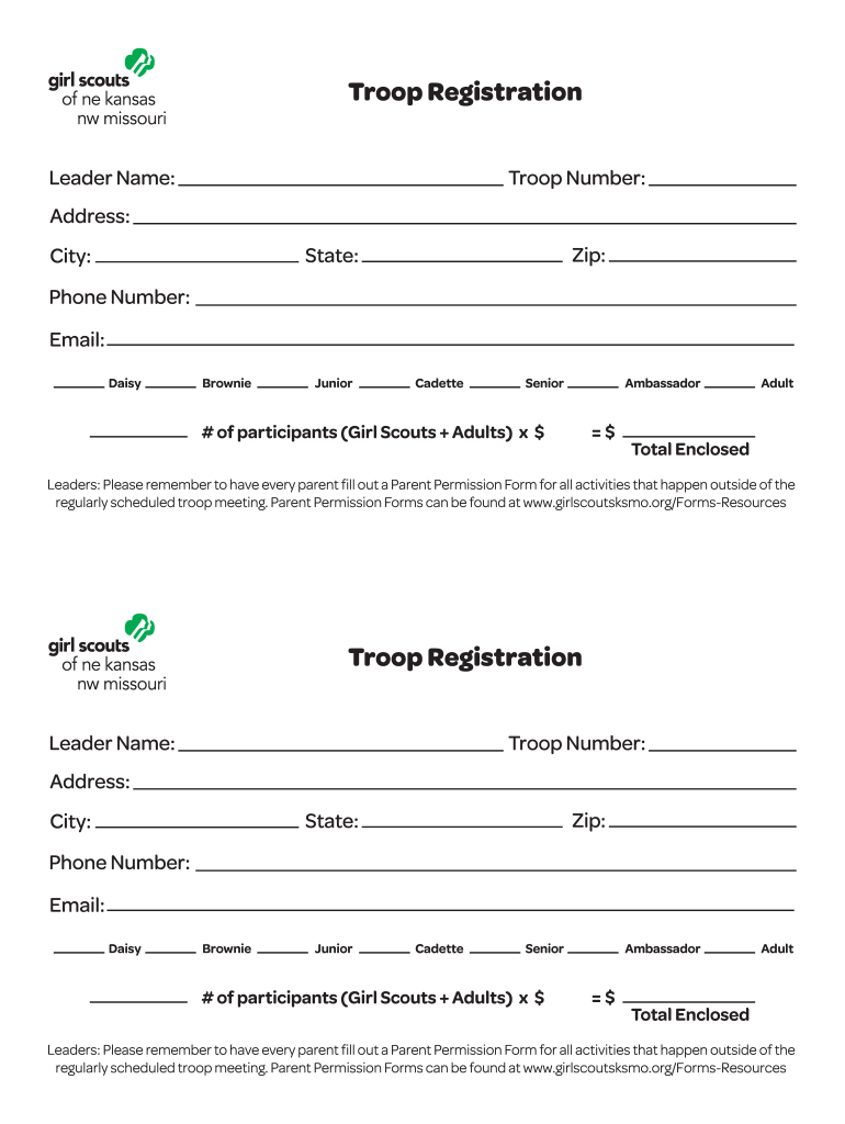 Printable Blank Form