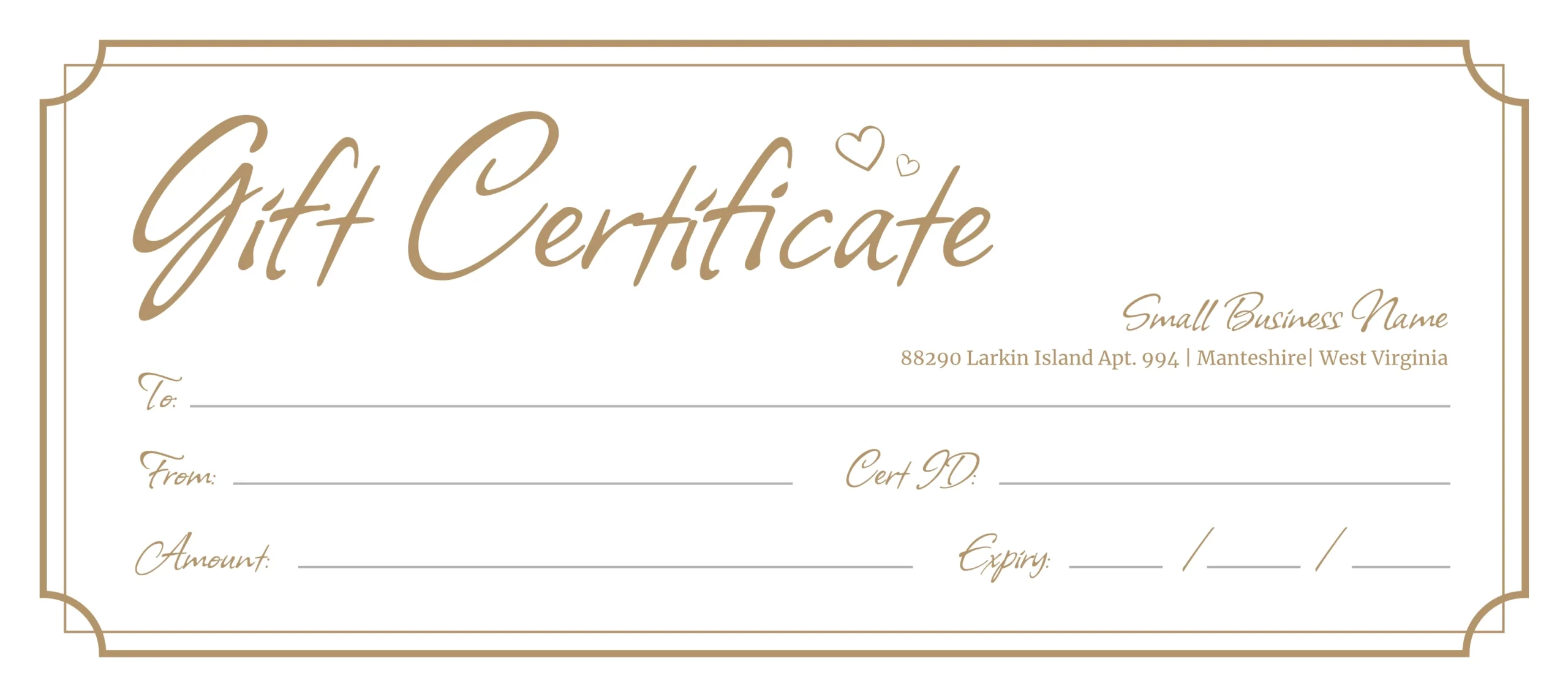 Printable Blank Voucher