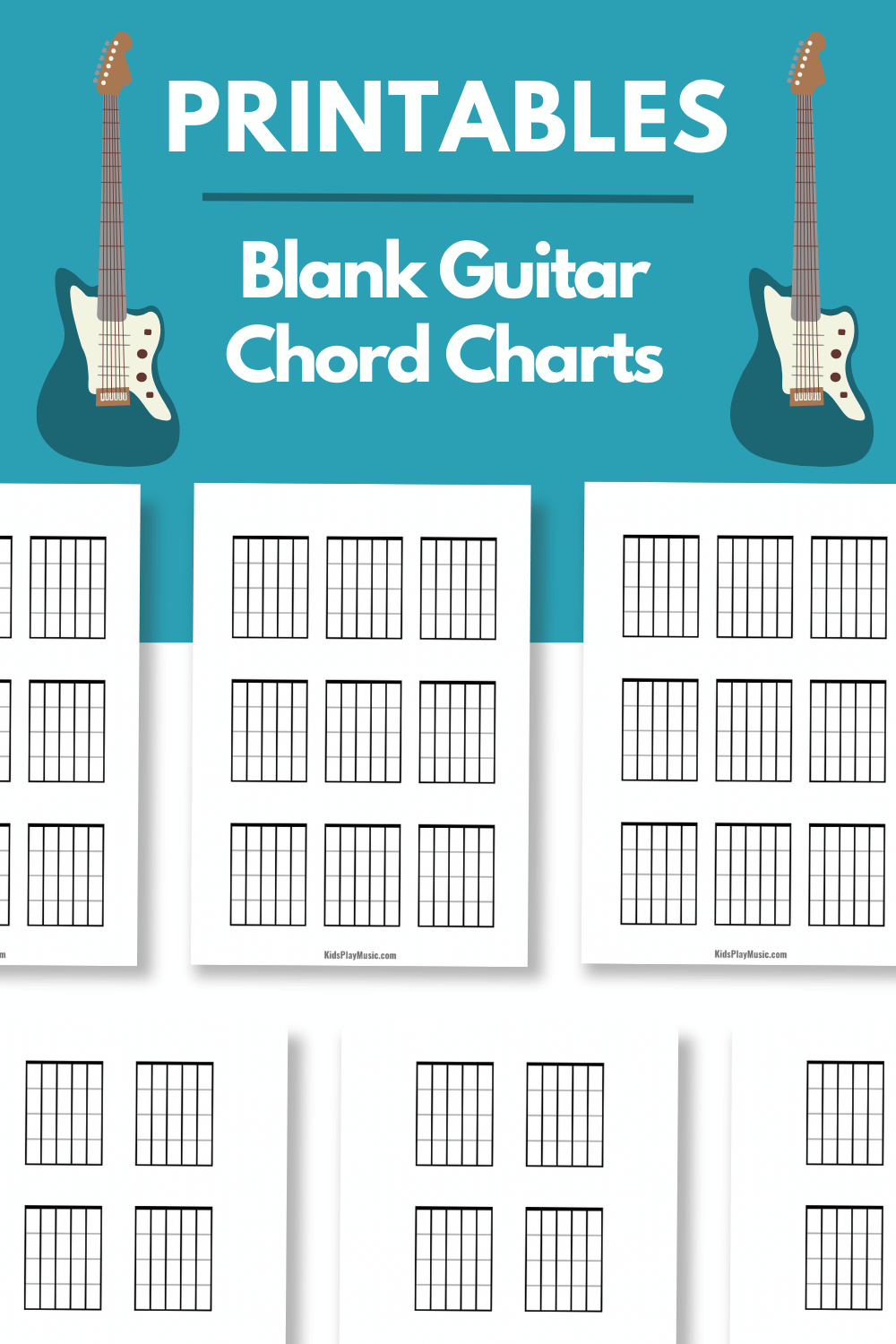 Blank Guitar Chord Charts Printable Blank Guitar Chord Charts Printable