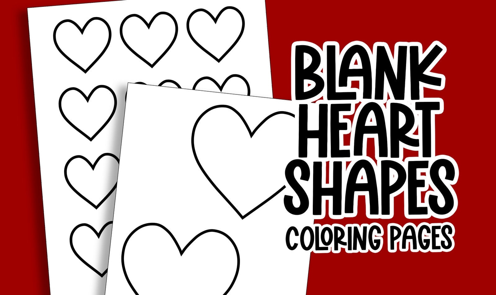 Blank Heart Printable