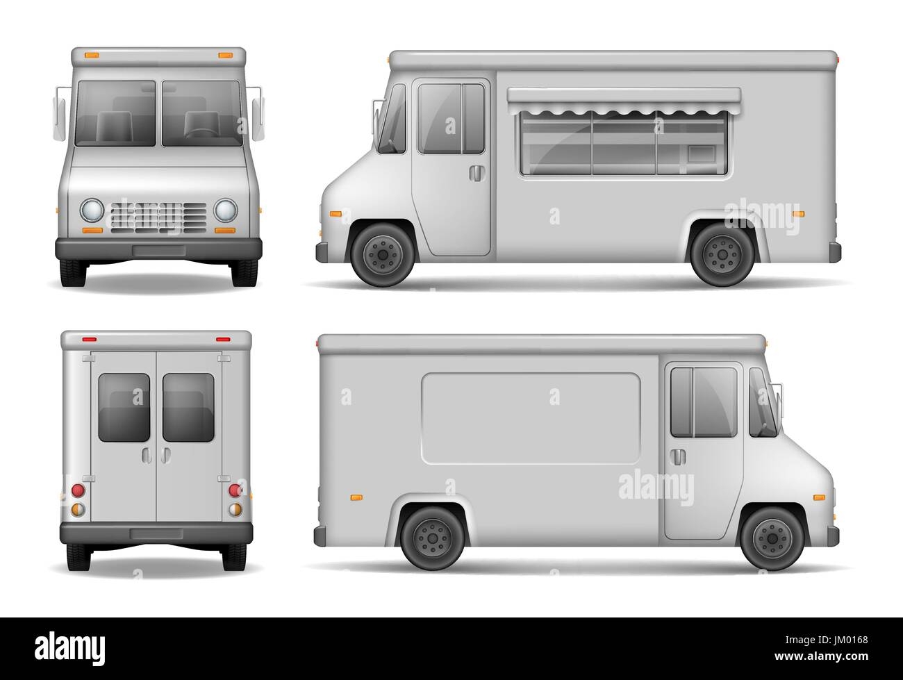 Blank Ice Cream Truck Cut Out Stock Images amp Pictures Alamy