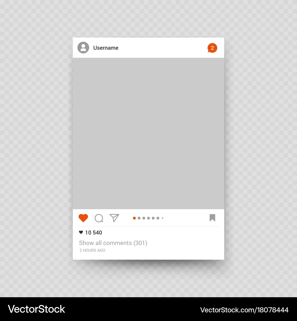 Blank Instagram Printable
