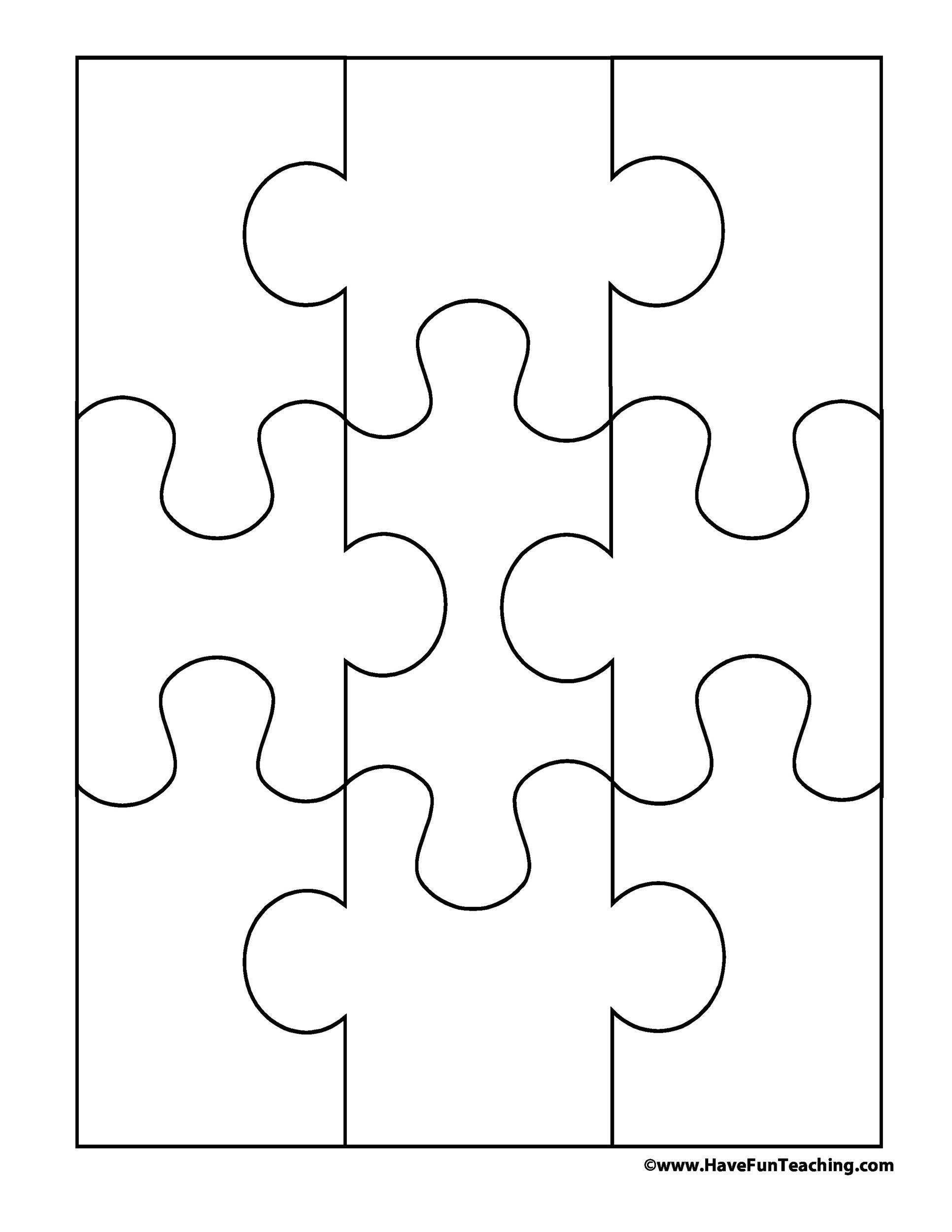 Blank Printable Puzzles