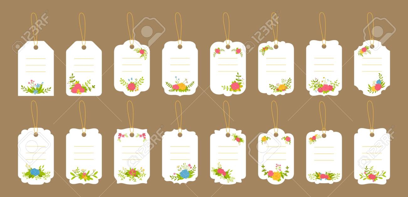 Printable Decorative Blank Labels