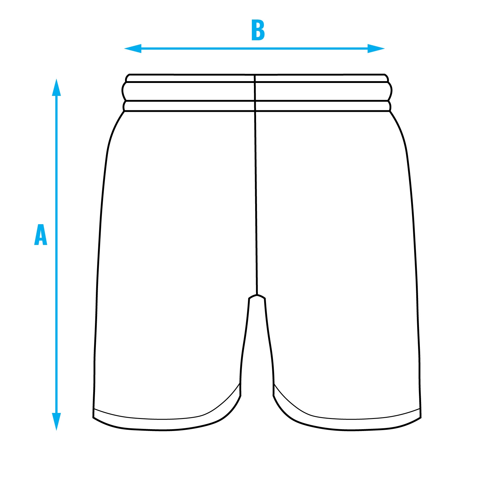 Blank Mens Shorts Outline Kids Training Shorts Copacabana Kids 