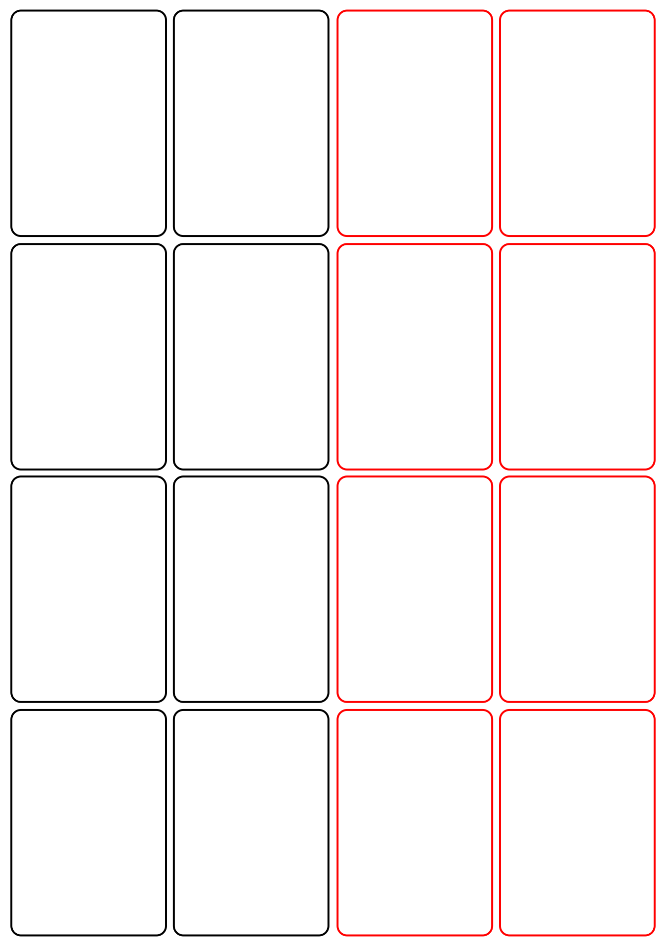Blank Playing Card Template For Word 10 Free PDF Printables 