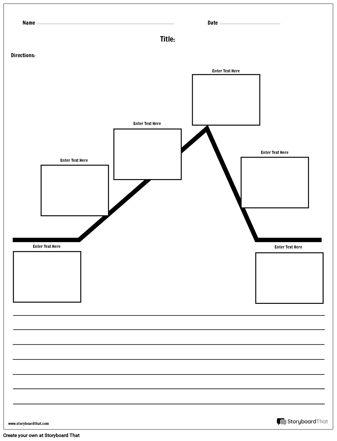 Blank Printable Plot Diagram
