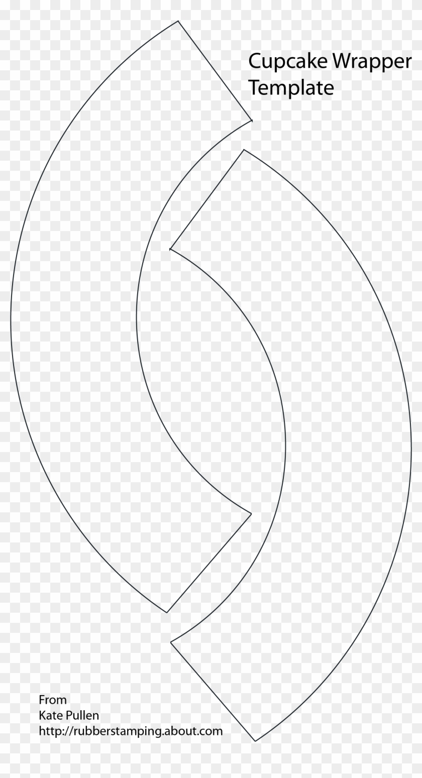 Blank Printable Cupcake Wrapper Template Cupcake Wrapper 