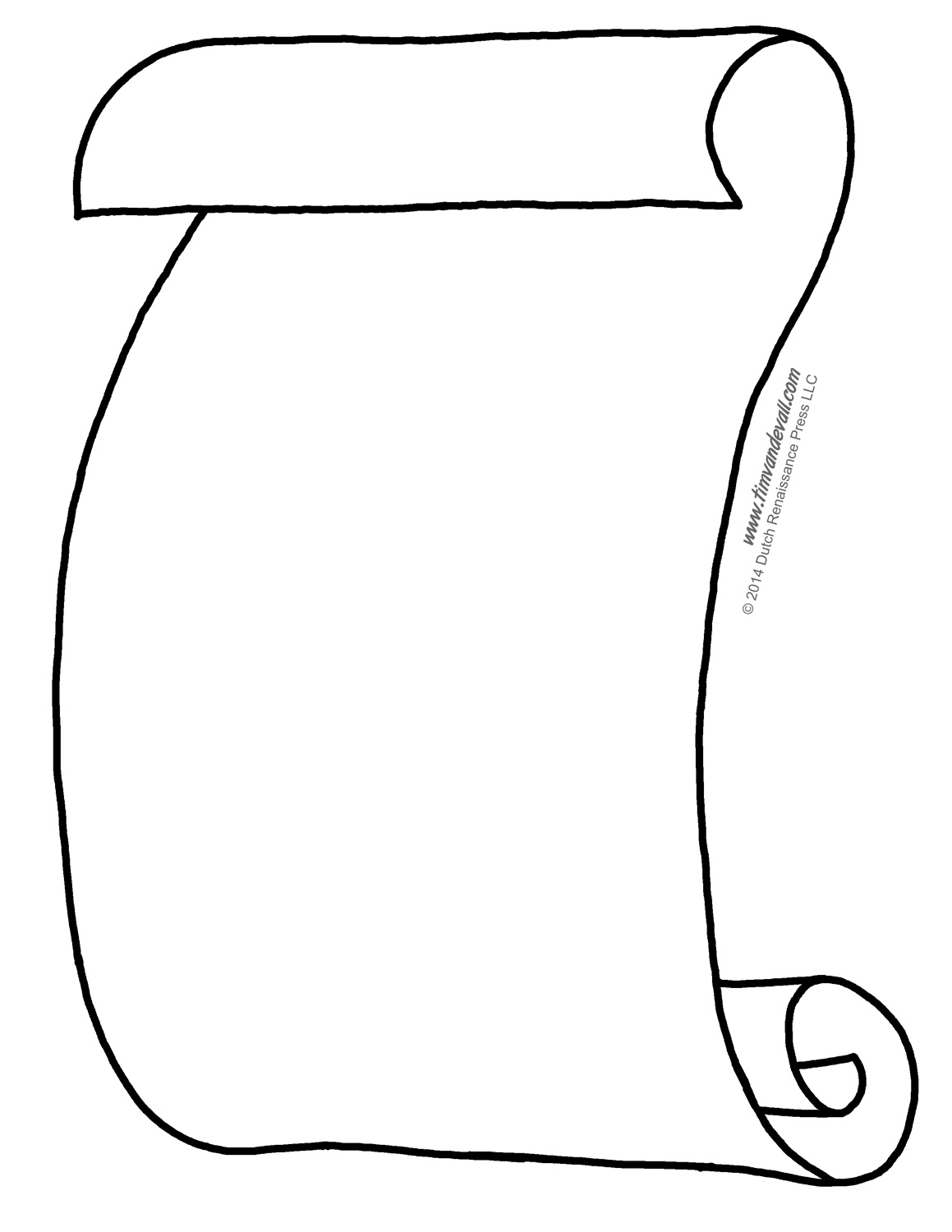 Blank Scroll Templates