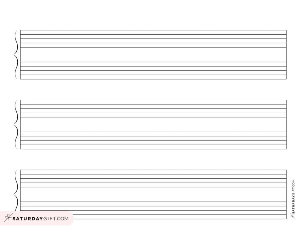 Pdf Printable Blank Staff Paper
