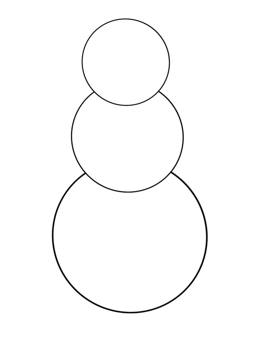 Blank Snowman Coloring Pages Printable