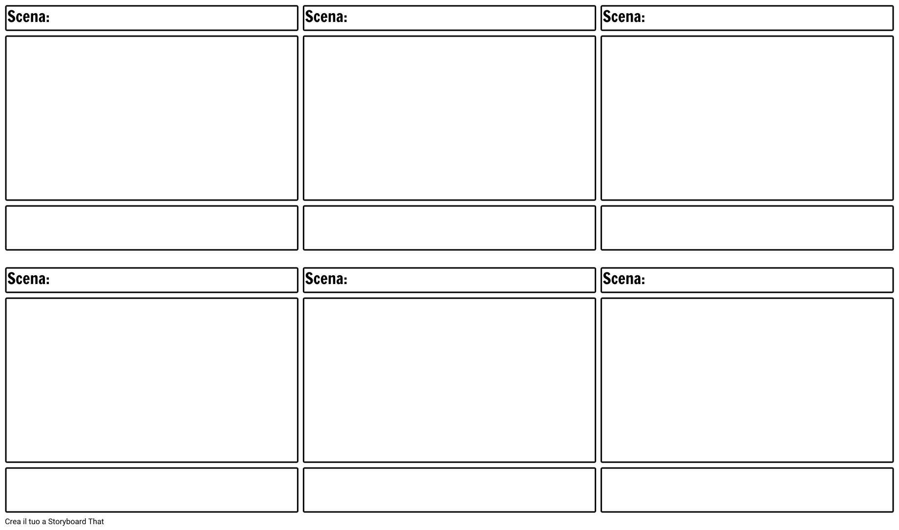 Blank Storyboard Printable