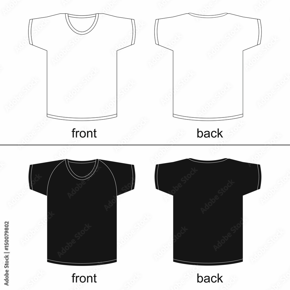 Printable Blank Shirt Template