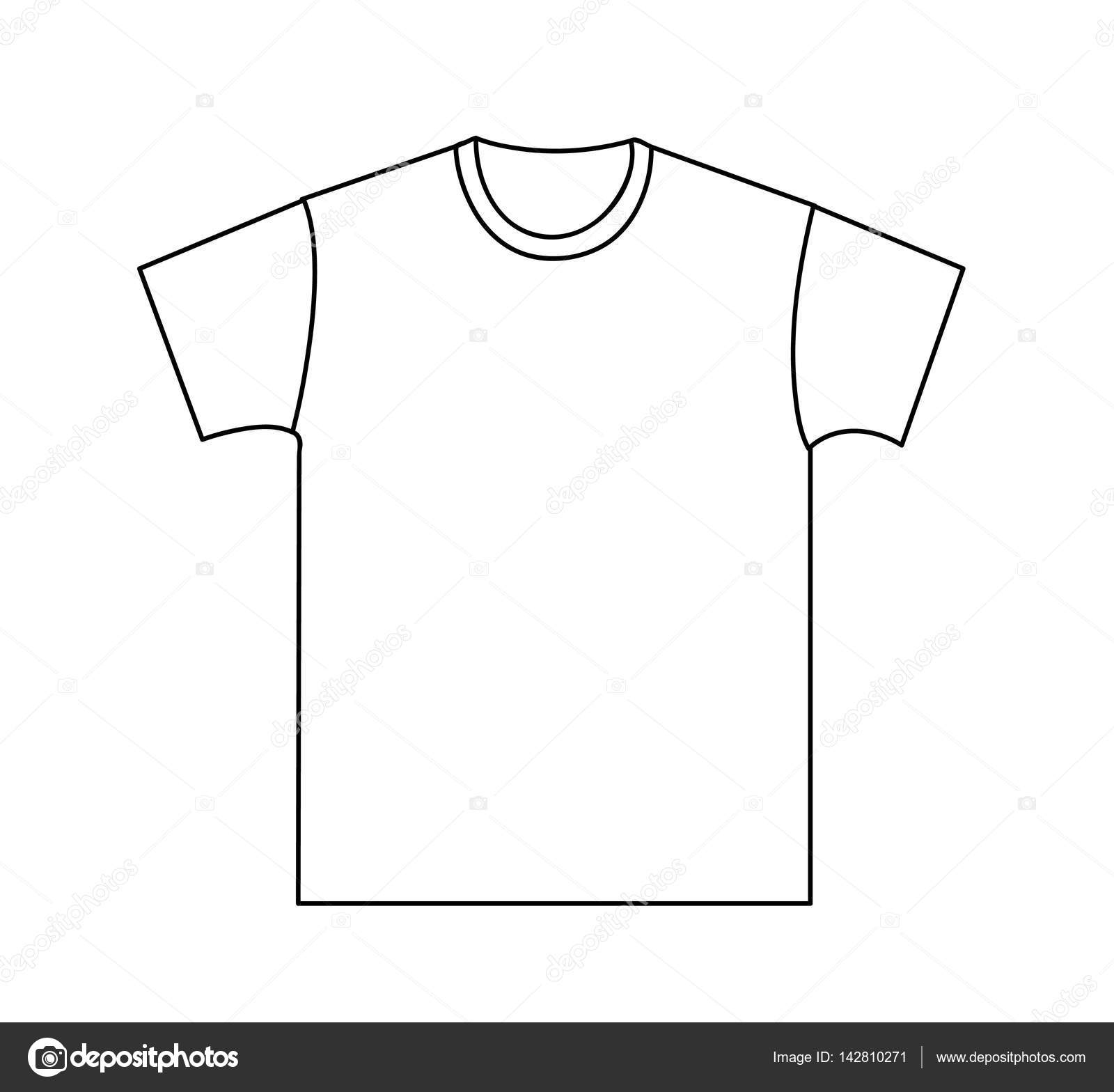 Blank T-Shirt Template Printable